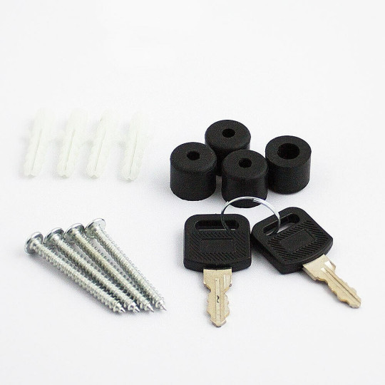 Cutia poștală de culoare gri