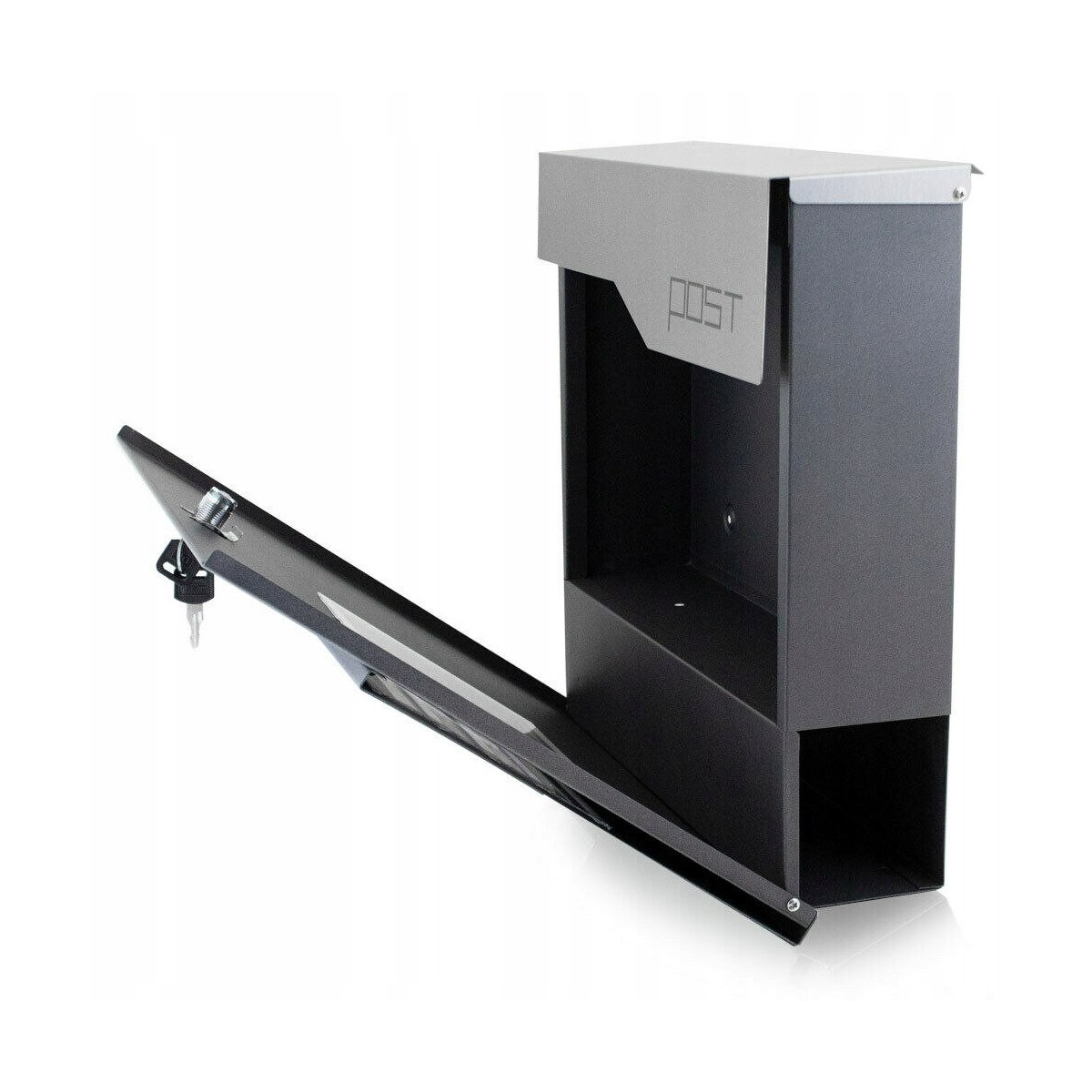 Cutie mailbox de calitate, de culoare gri