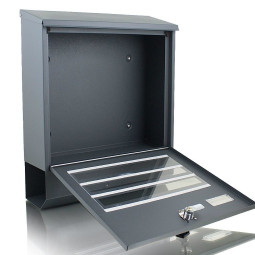 Cutie poștală pentru cheie de culoare gri închis