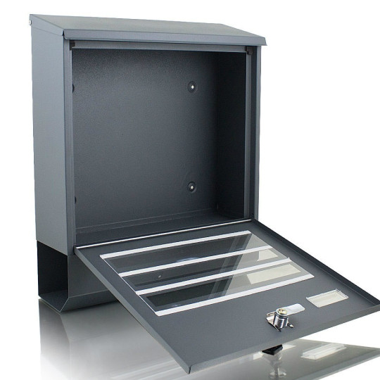 Cutie poștală pentru cheie de culoare gri închis