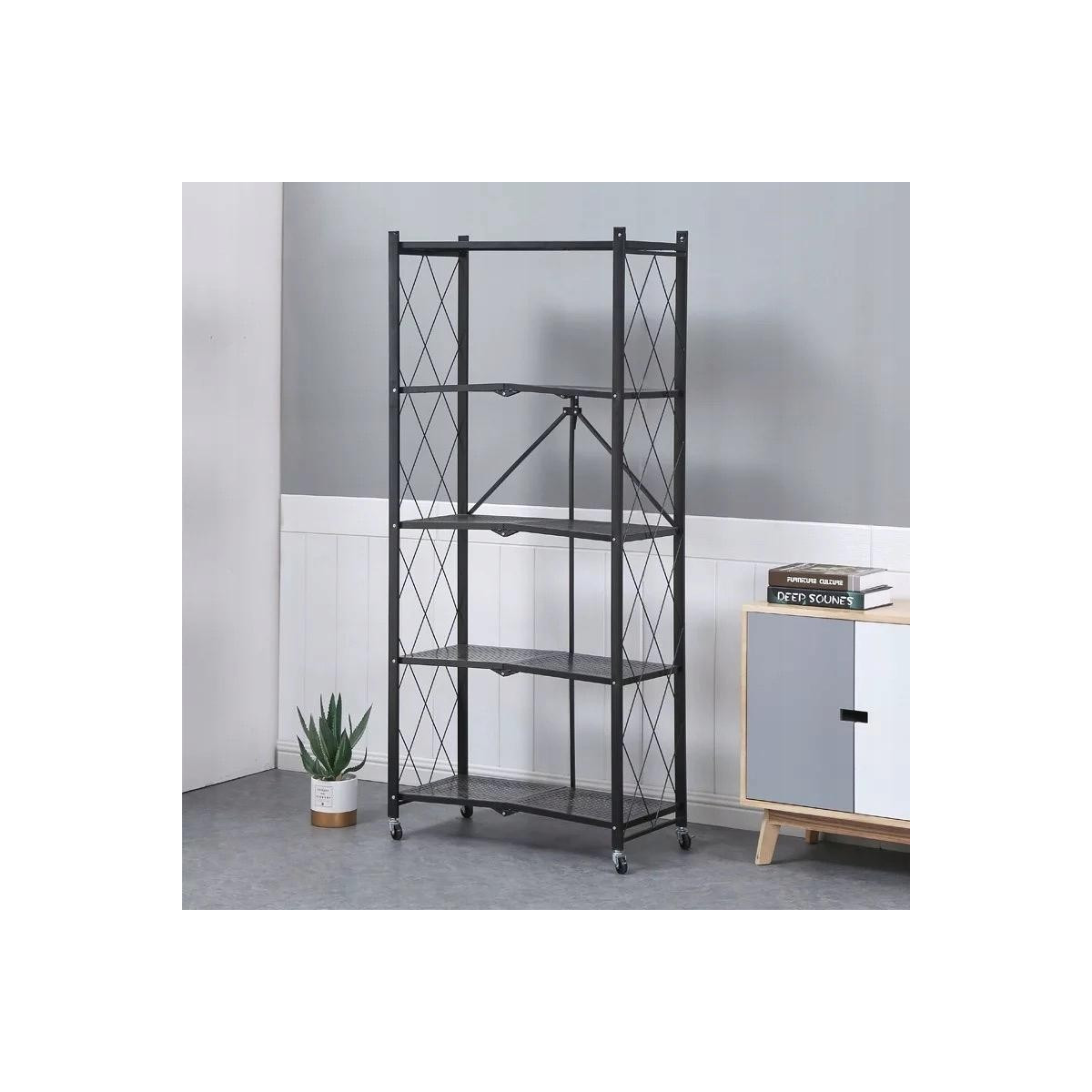 Raft pliabil pe roți 163x72x34 cm