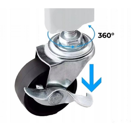 Raft de calitate, cu 4 niveluri, pe roți