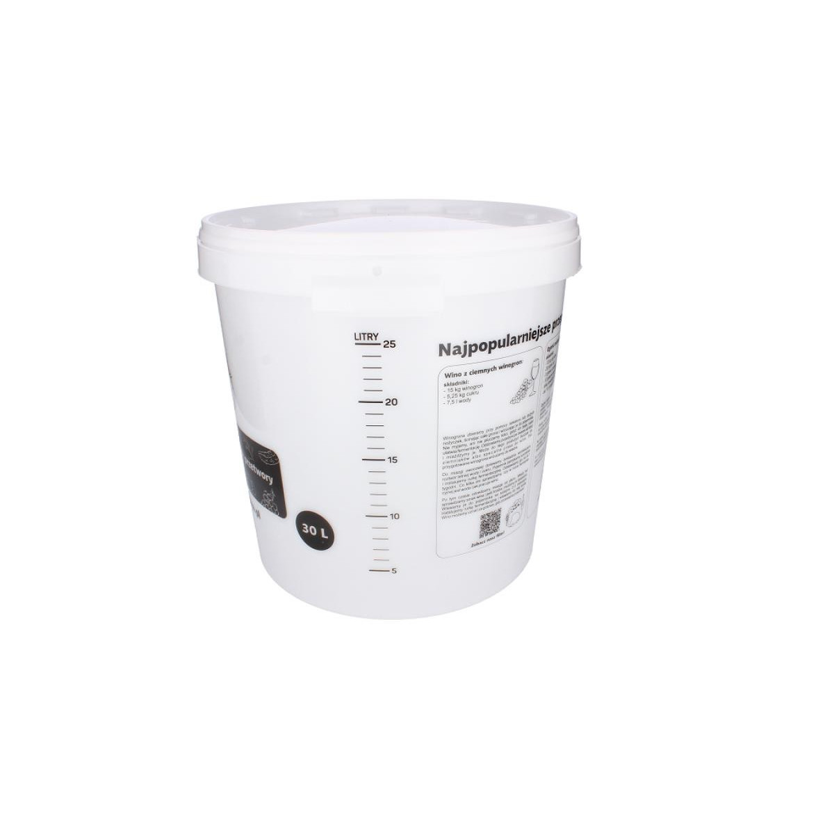Vasă de fermentare de 30L cu capac