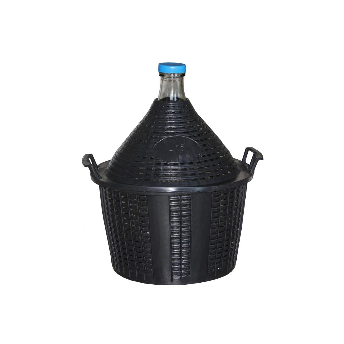 10 L Demijohn cu deschidere mică în coșulet