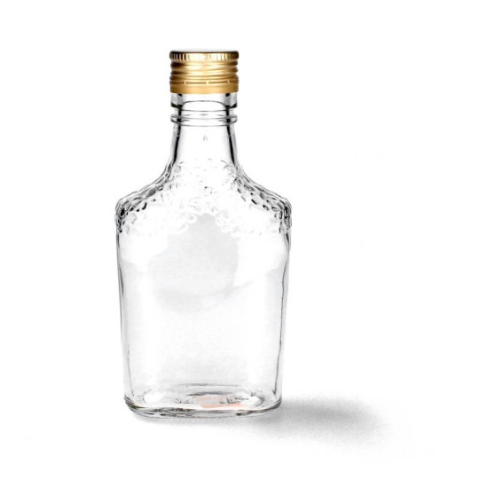 12x Sticlă mică 250 ml + capac