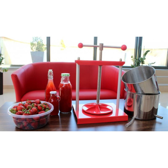 Stainless steel fruit press 2L 25.5x21.5x38 cm