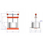 Presa de fructe din inox 3 L
