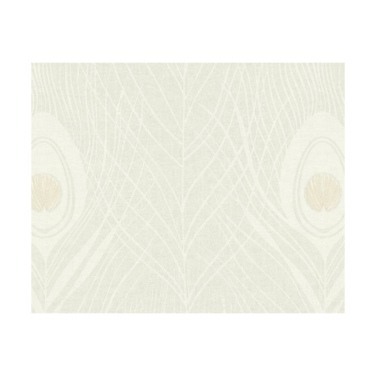 Tapetă de calitate pentru perete de culoare verde cu motiv de pană de păun Absolutely Chic 36971-4