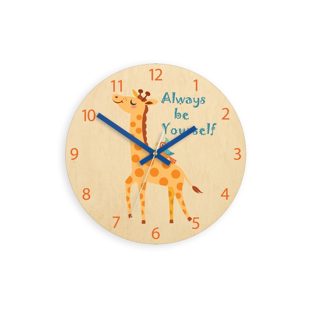 Ceasuri de perete pentru copii cu motif de girafă