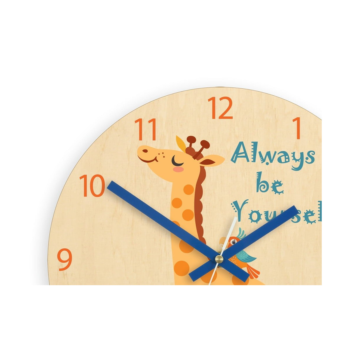 Ceasuri de perete pentru copii cu motif de girafă