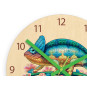 Ceasuri de perete pentru copii, silențioase, cu un cameleon