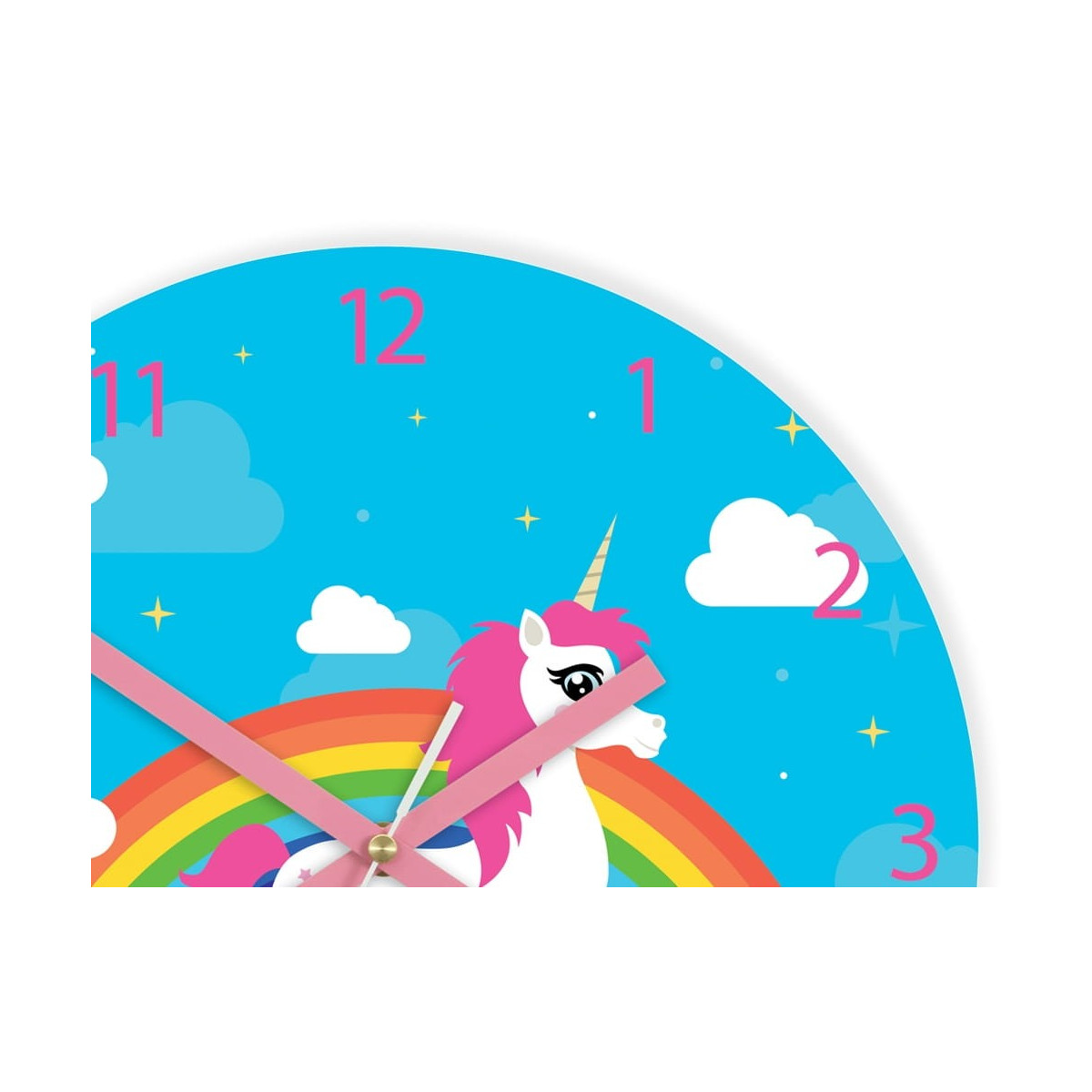 Ceasuri colorate pentru copii cu unicorn