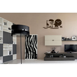 Ceasuri negre de perete safari