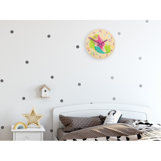 Ceasuri de perete pentru copii de calitate, silențioase, cu sirenă.