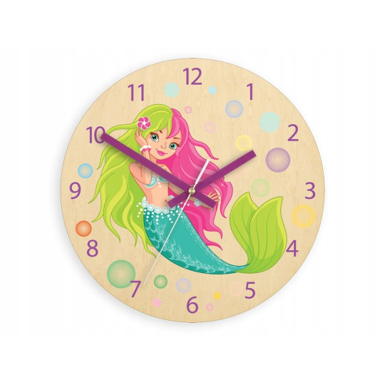 Ceasuri de perete pentru copii de calitate, silențioase, cu sirenă.