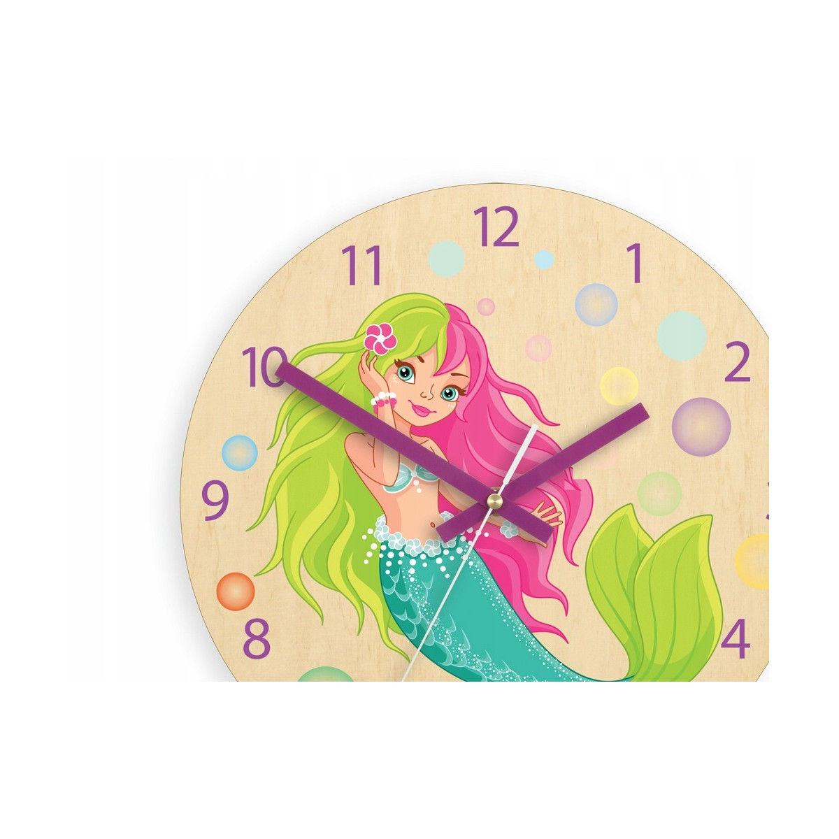 Ceasuri de perete pentru copii de calitate, silențioase, cu sirenă.