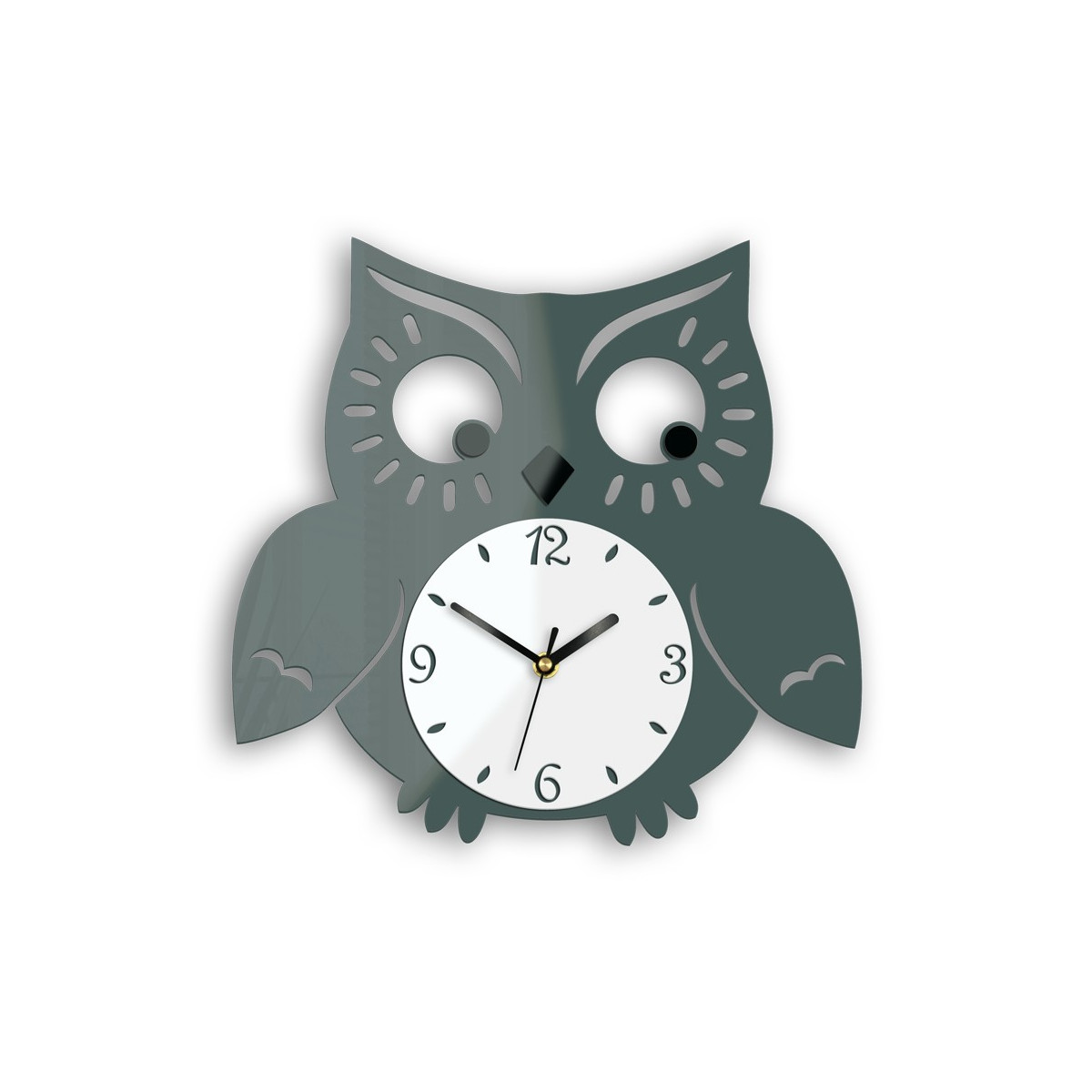 Ceas de perete pentru copii - Bufniță