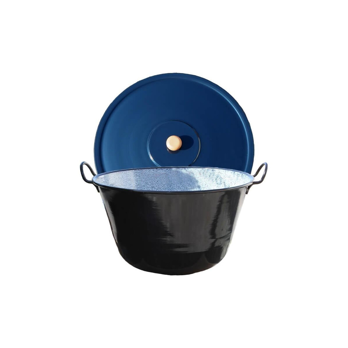 Boiler smaltat de 100 L cu capac