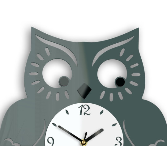 Ceas de perete pentru copii - Bufniță