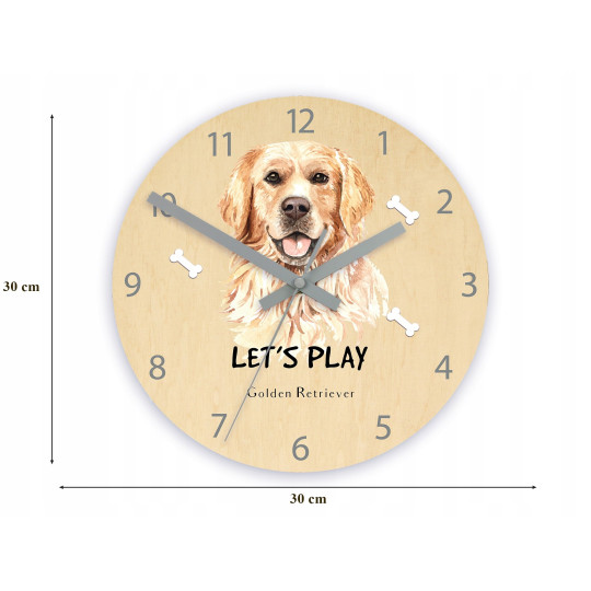 Ceasuri de perete de calitate pentru copii cu un labrador auriu