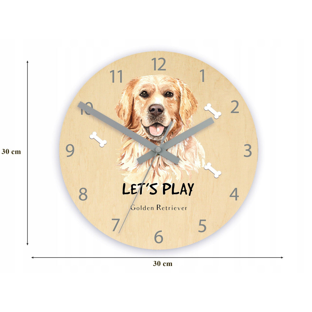 Ceasuri de perete de calitate pentru copii cu un labrador auriu