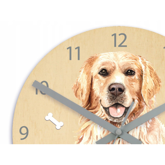 Ceasuri de perete de calitate pentru copii cu un labrador auriu