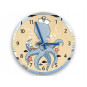 Ceas de perete cu un caracatiță albastră