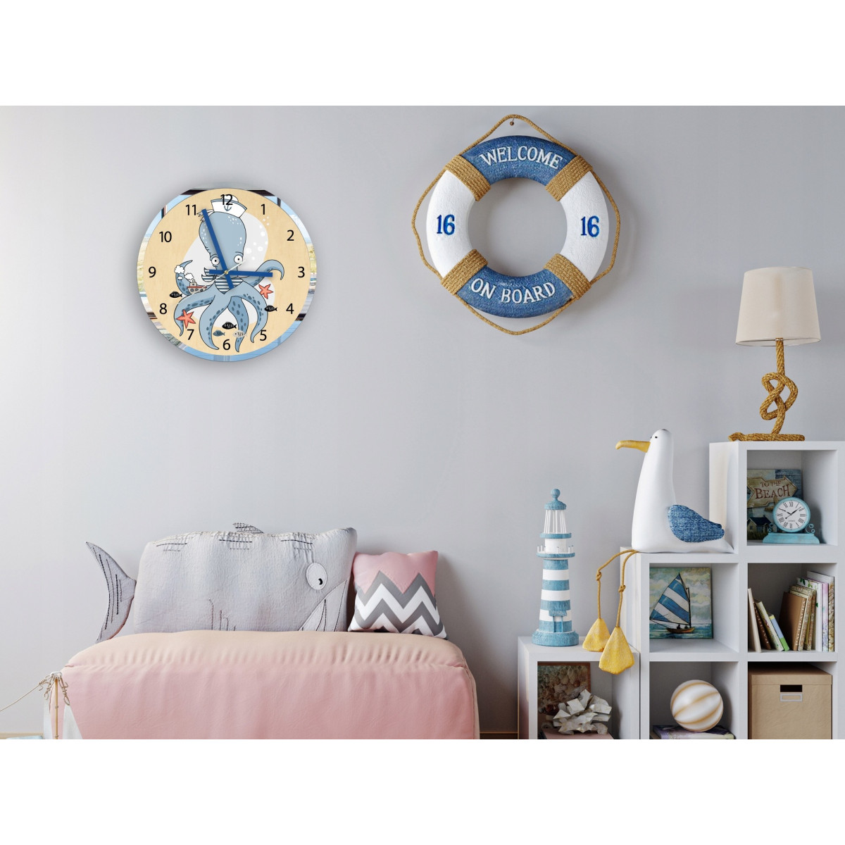 Ceasuri de perete pentru copii OCEAN