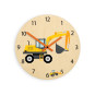 Ceasuri de perete pentru copii cu excavator