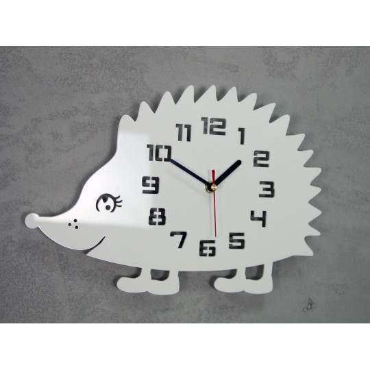 Ceasuri de perete albe pentru copii, arici