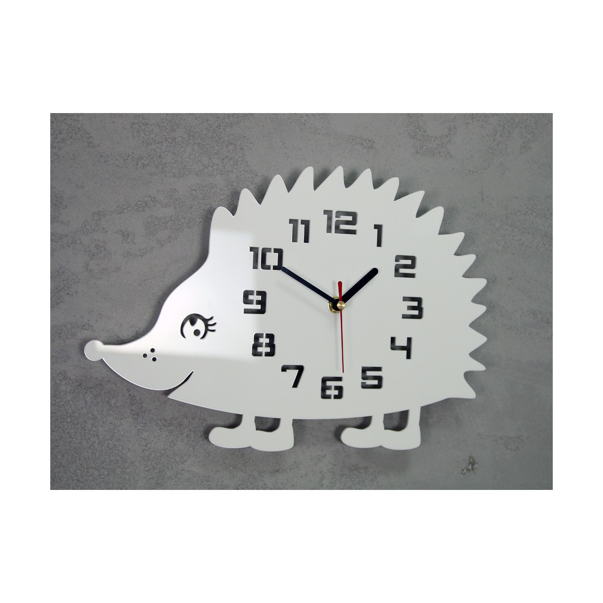 Ceasuri de perete albe pentru copii, arici