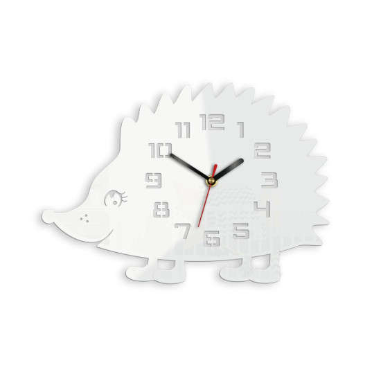 Ceasuri de perete albe pentru copii, arici