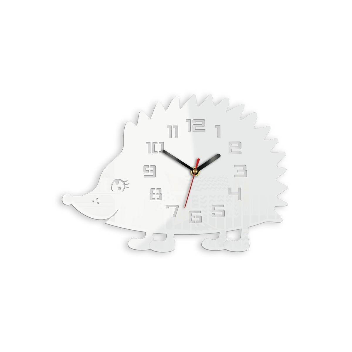 Ceasuri de perete albe pentru copii, arici