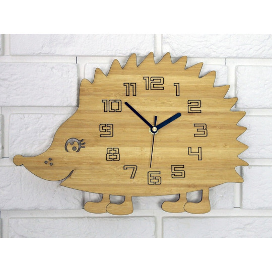 Ceas de perete pentru camera copilului arici