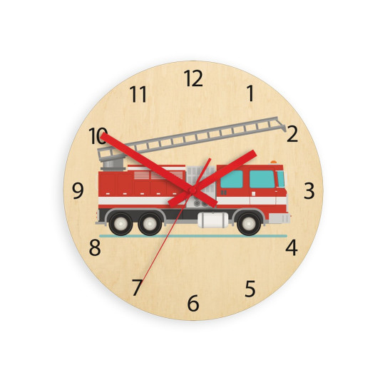 Ceasuri originale pentru copii cu mașina de pompieri