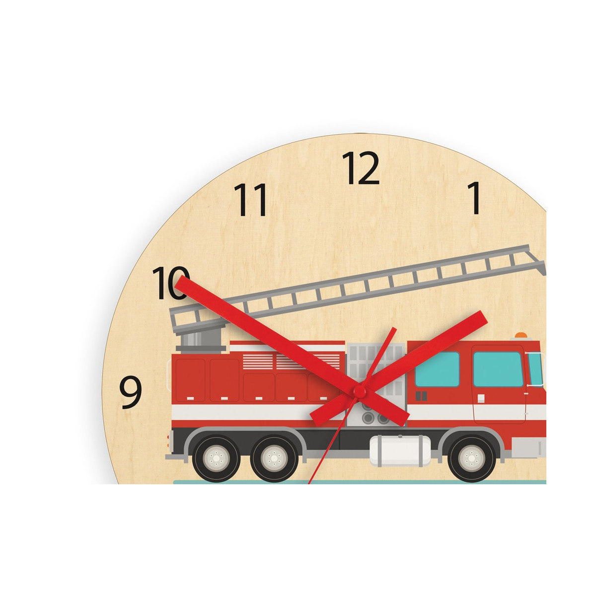 Ceasuri originale pentru copii cu mașina de pompieri
