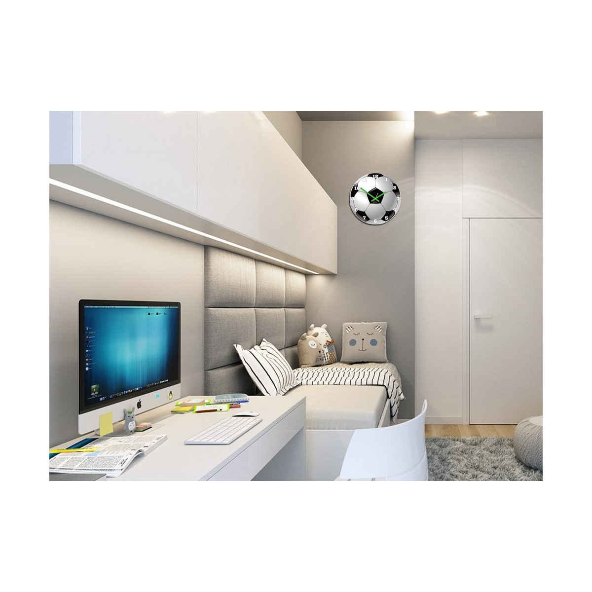 Ceasuri de perete de calitate cu minge de fotbal