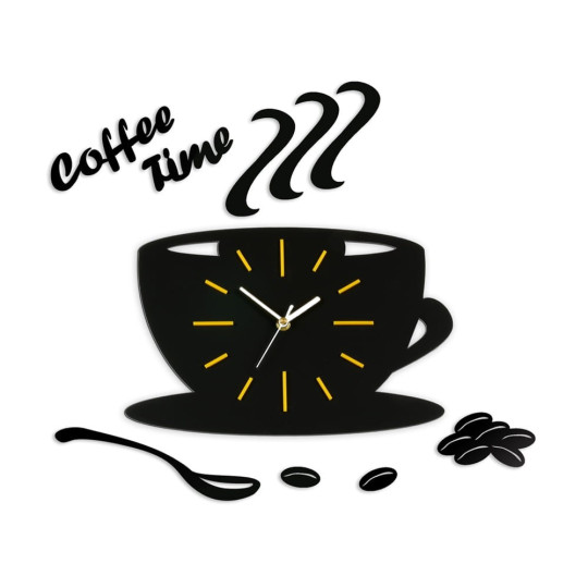 Ceasuri decorative de bucătărie de culoare neagră