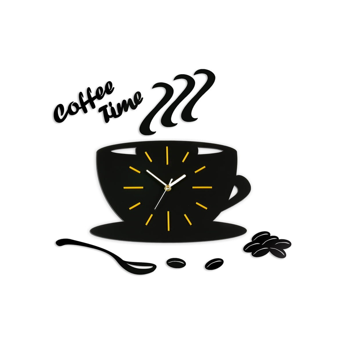 Ceasuri decorative de bucătărie de culoare neagră