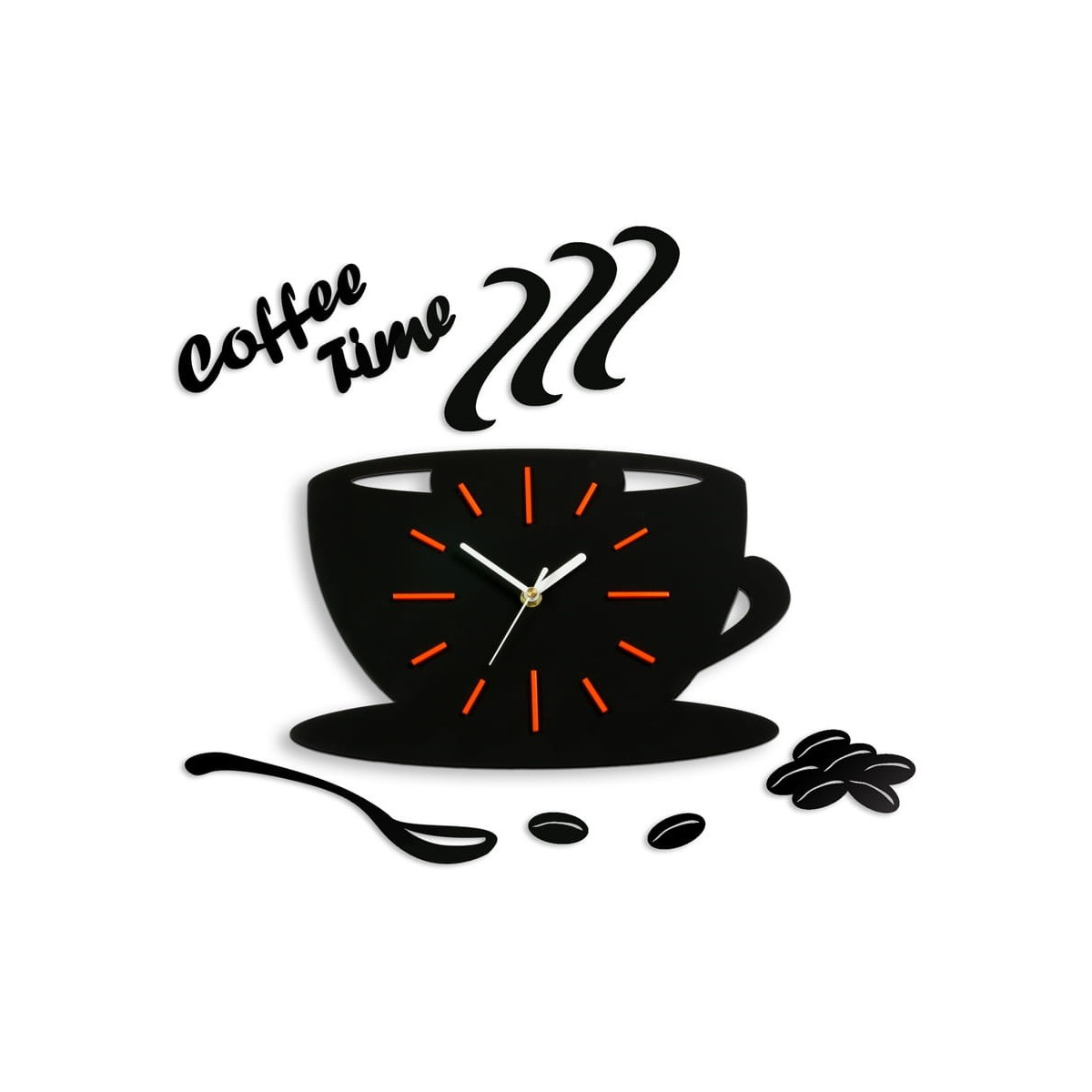 Ceas de perete pentru bucătărie în formă de ceașcă