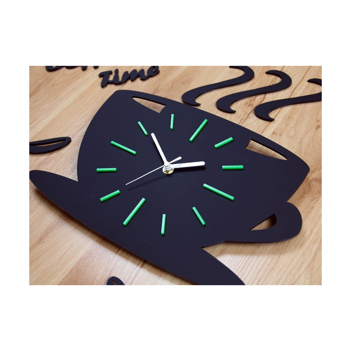 Culoare neagră, ceas de bucătărie original