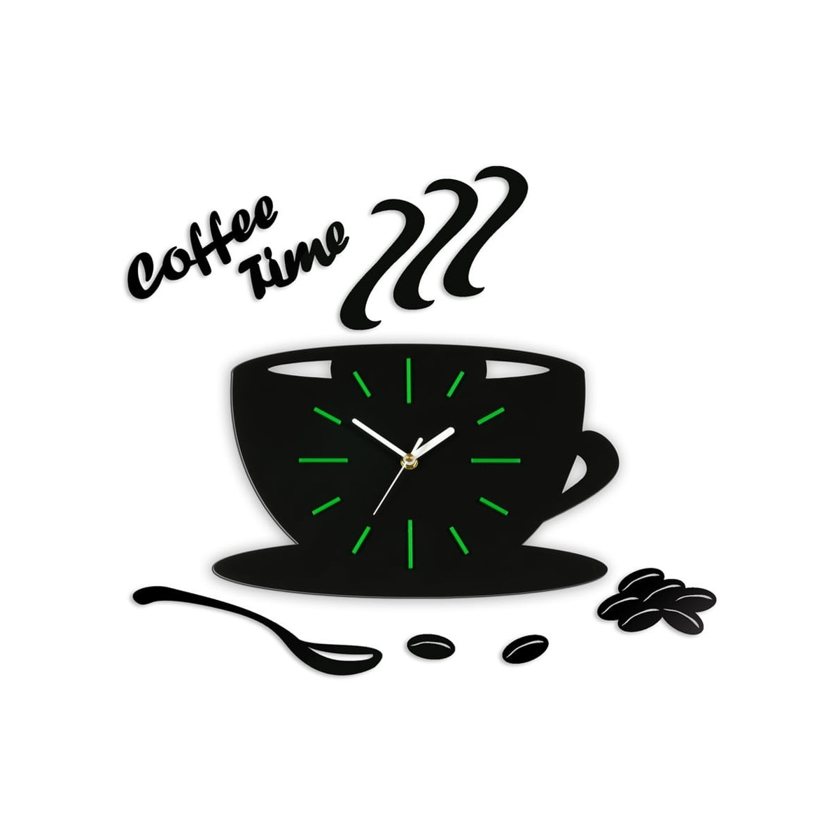 Culoare neagră, ceas de bucătărie original