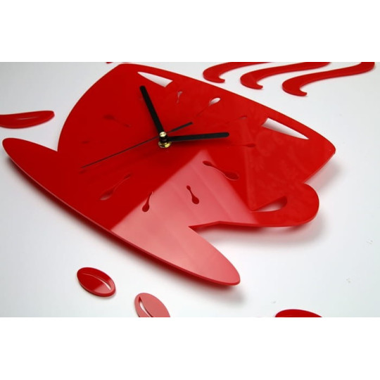 Ceasuri de perete roșii pentru bucătărie
