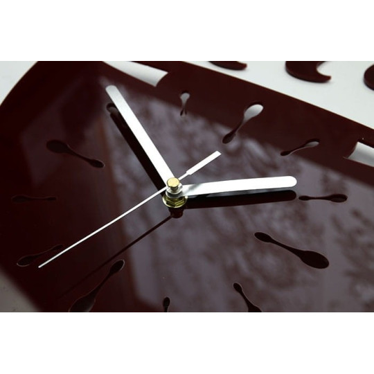 Ceasuri în formă de cană pentru bucătărie de culoare maro