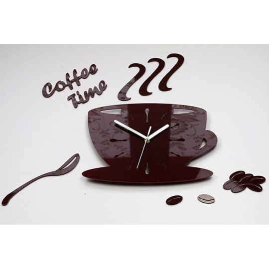 Ceasuri în formă de cană pentru bucătărie de culoare maro