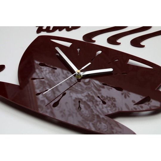 Ceasuri în formă de cană pentru bucătărie de culoare maro