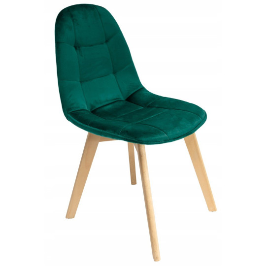 Stolička Velvet v verde    Stolička Velvet este disponibilă într-o nuanță elegantă de verde.