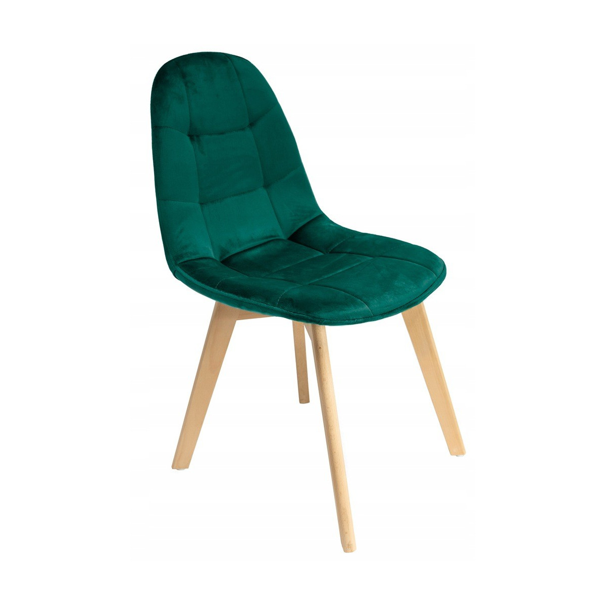 Stolička Velvet v verde    Stolička Velvet este disponibilă într-o nuanță elegantă de verde.