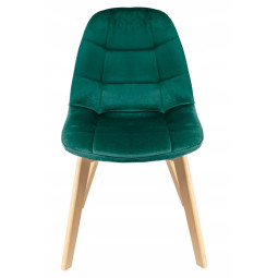 Stolička Velvet v verde    Stolička Velvet este disponibilă într-o nuanță elegantă de verde.