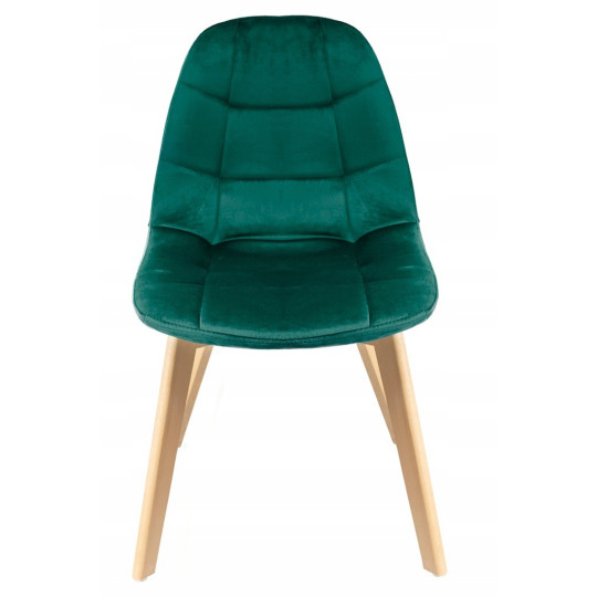 Stolička Velvet v verde    Stolička Velvet este disponibilă într-o nuanță elegantă de verde.